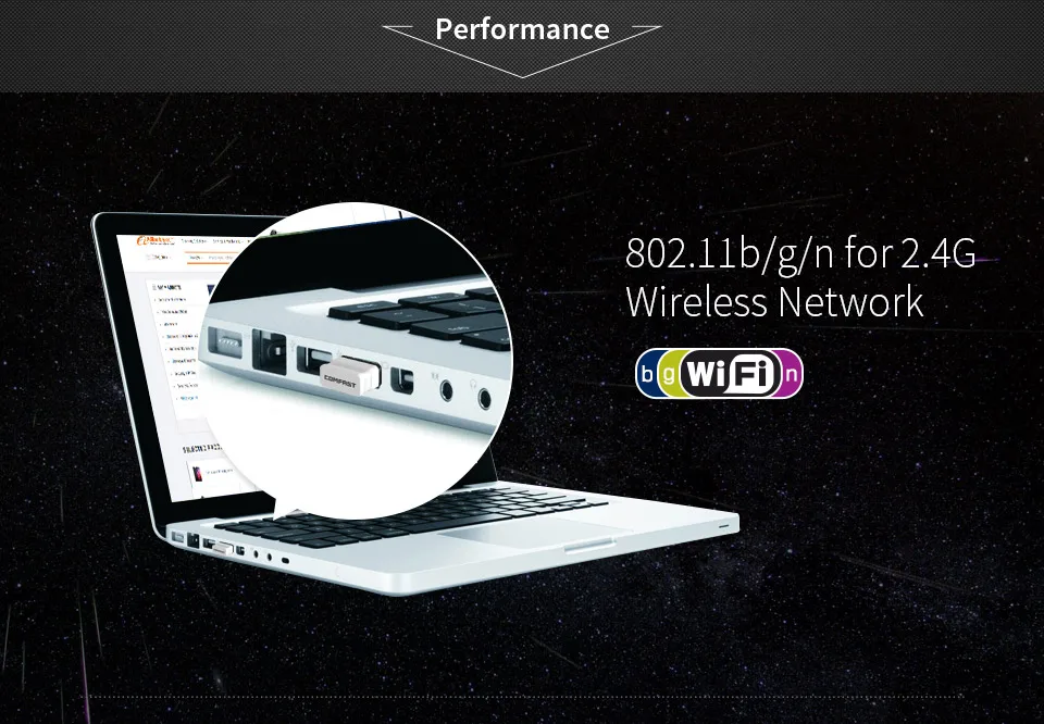 Comfast мини модуль сетевой карты ноутбук 150 Мбит/с USB2.0 беспроводной адаптер wifi точки доступа беспроводной ключ RTL8188EU CF-WU810N