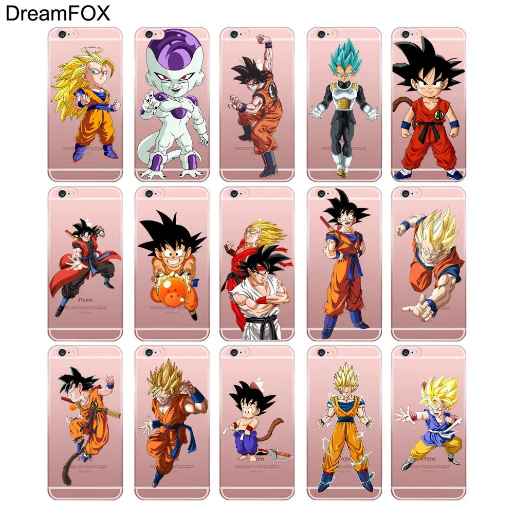 L033 Dragon Ball Goku Мягкий ТПУ силиконовый чехол для Apple iPhone 11 Pro X XR XS Max 8 7 6 6S Plus 5 5S SE 5C 4 4S |