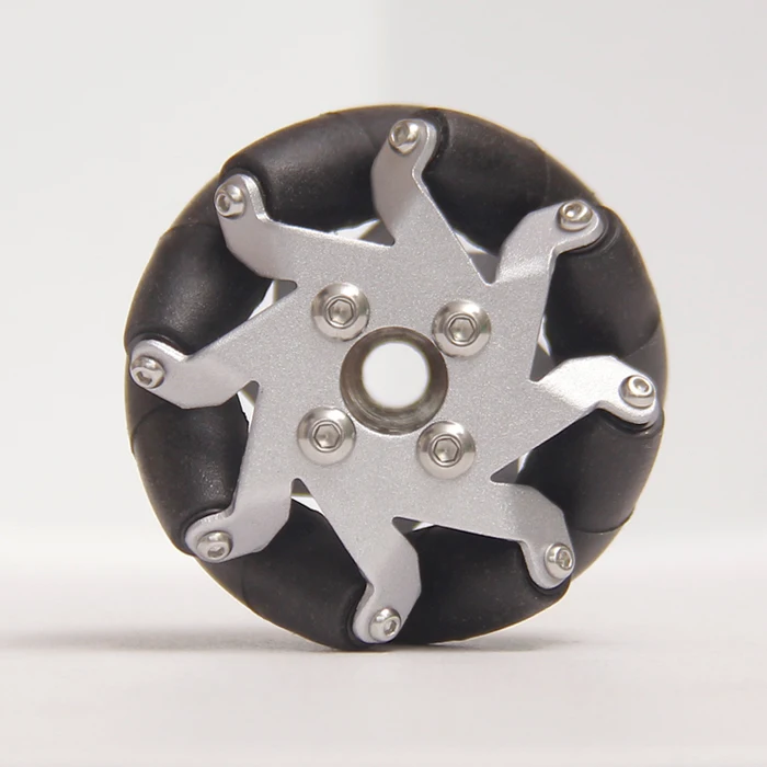 

A Group of 4 2 Inch Mak Am Wheel Wheeled Wheeled Robot Chassis with Intelligent Coupling