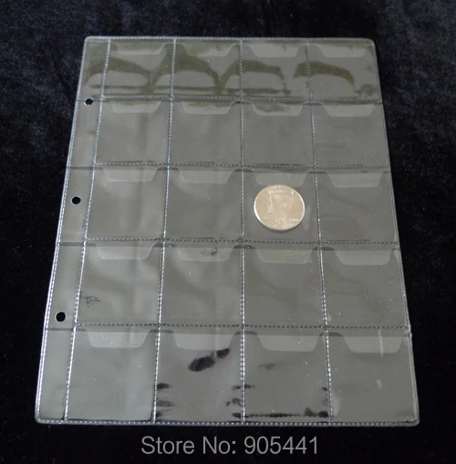 Держатель для монет и банкнот 48*42 мм 10 шт.|album pages|holders for coinscurrency holder |