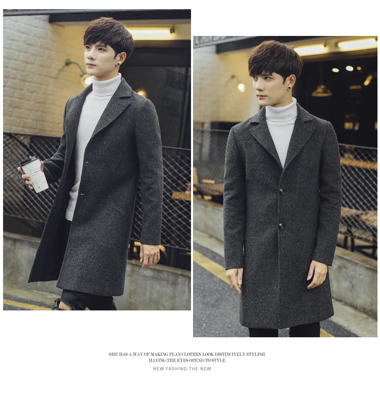 Plus Size Mens Long Trench Coats Korean Fashion Men Spring Autumn Notched Outwear Trenchcoat Vintage Oversize Windbreaker Male