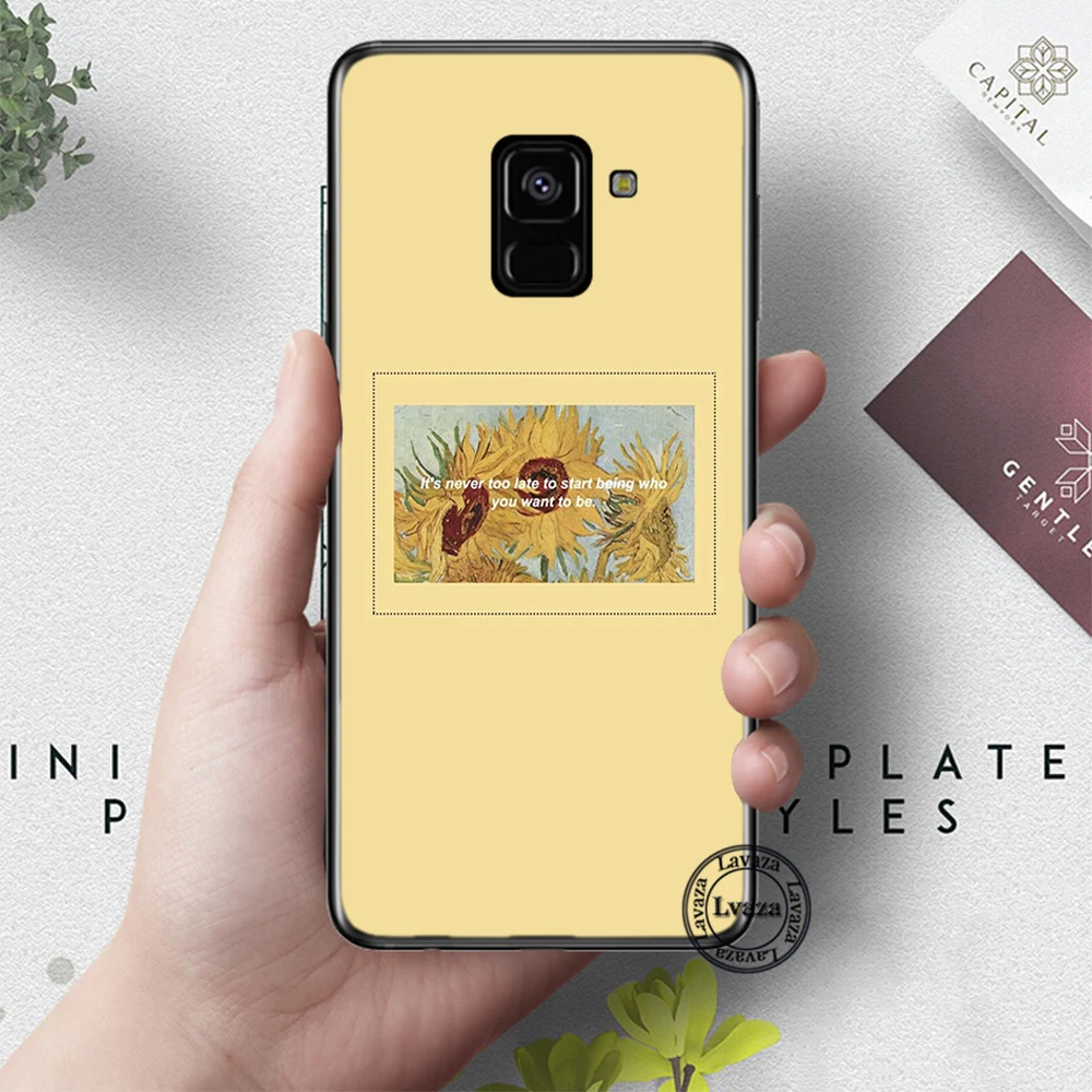 7 Lavaza большого искусства Картина Ван Гог силиконовый чехол для samsung A3 A5 A6 плюс A7 A8 A9 A10 A30 A40 A50 A70 J6 - Цвет: 7