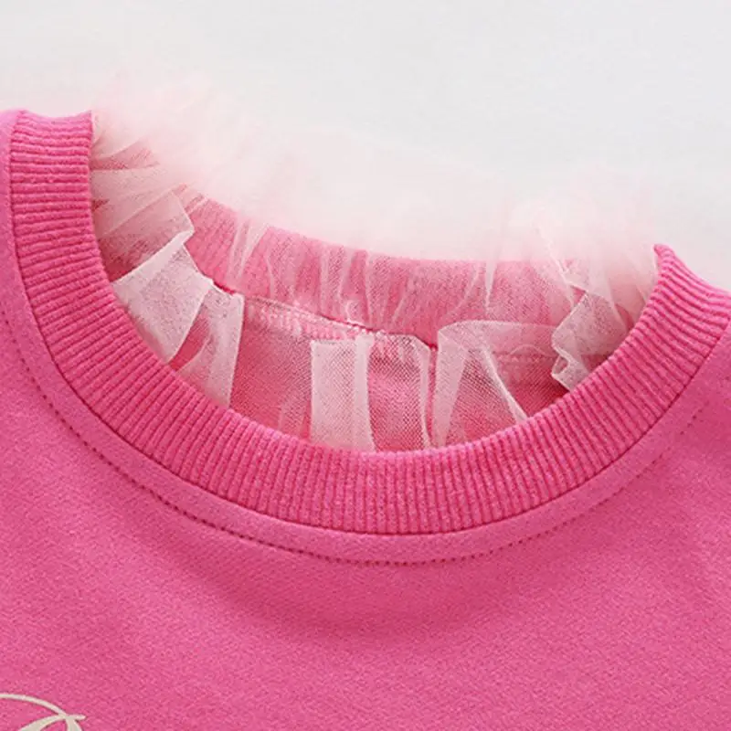 

2019 Fashion Children Solid Princess Clothes Kids Girl Print Flower Ruched Top+Mesh Pleated Skirt Sets Teen Girl Causal Set Q739