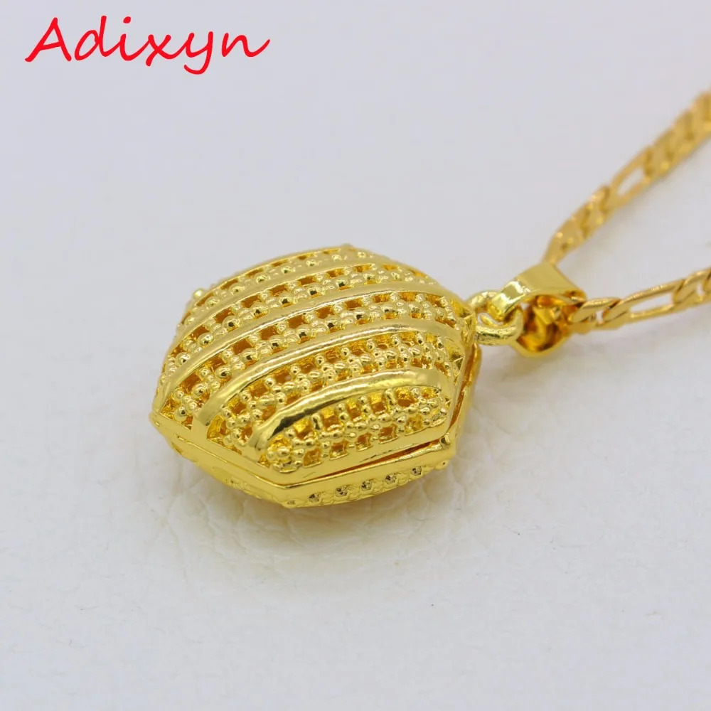Adixyn ожерелье/серьги/подвеска в Африканском эфирском Судане золотого цвета