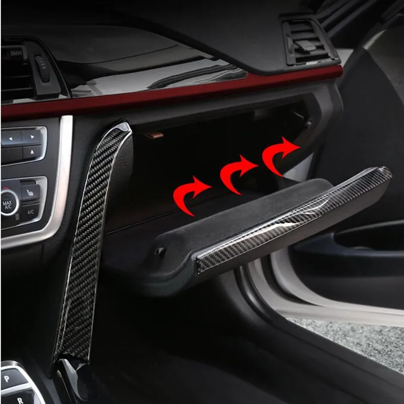 CNORICARC Copilot Toolbox Trim Strips 2 шт. для BMW 3 4 серии f30 f34 3GT 2013 18 LHD аксессуары стайлинга