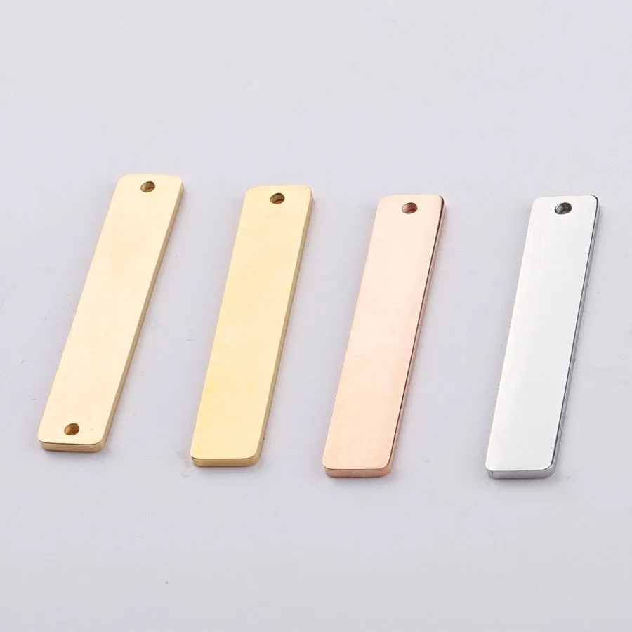 Пустая прямоугольная Подвеска из 100% нержавеющей стали для изготовления