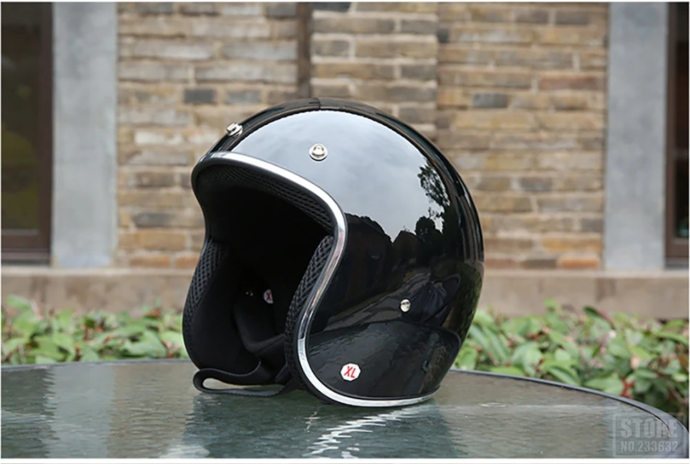 AMZ мотоциклетный шлем винтажный Ретро Мото шлем с открытым лицом Casco Casque летний мужской Cascos Para Moto с внутренним солнцезащитным козырьком в горошек