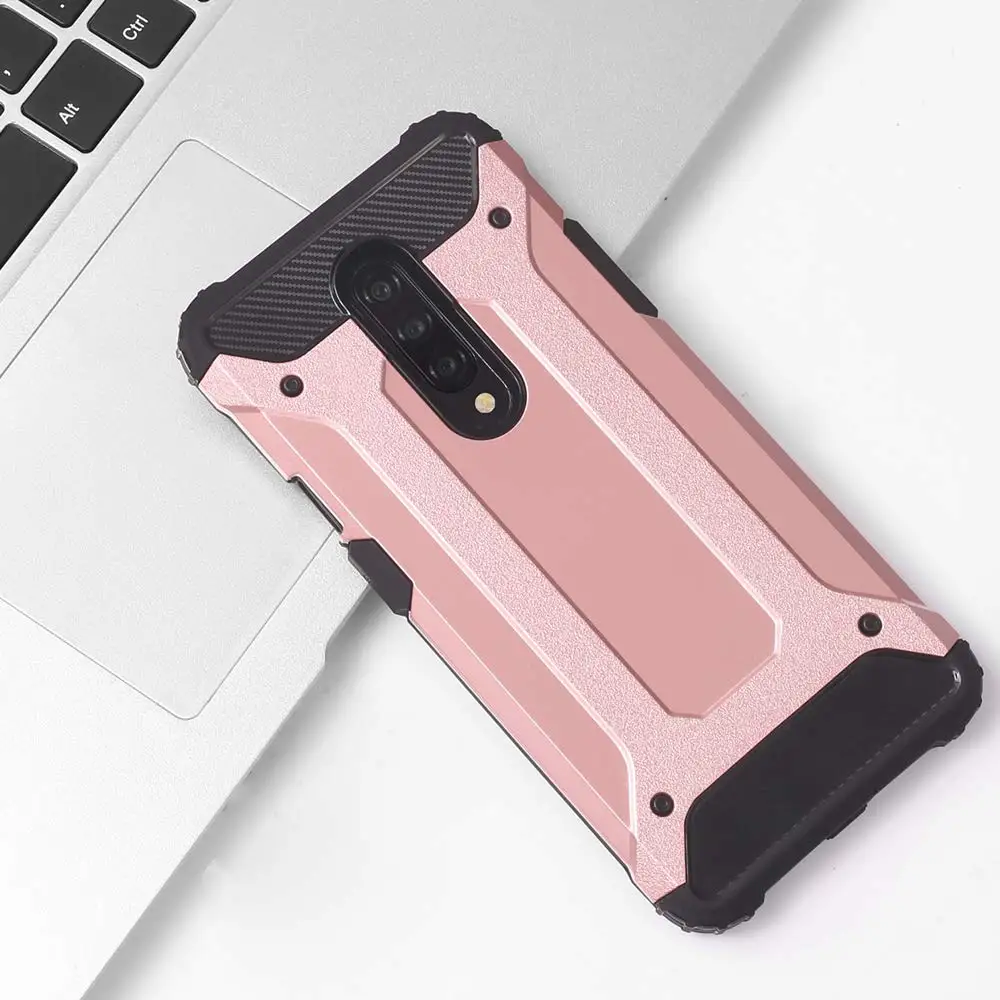 Case For OnePlus 7 Pro Cover Armor Hybrid Hard Silicone Shockproof 1 Phone Cases Back One plus | Мобильные телефоны и