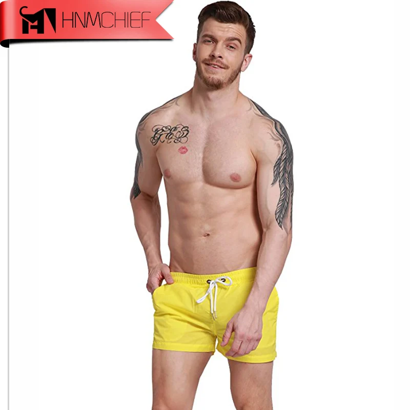 Мужские шорты для пляжа короткие плавки серфинга и бега спортивные Бермуды |
