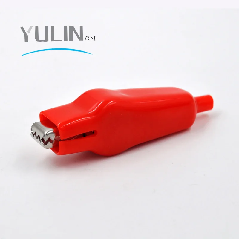 2 шт. зажимы для аккумуляторов типа Аллигатор 30 А красный + черный|Щипковые зажимы|