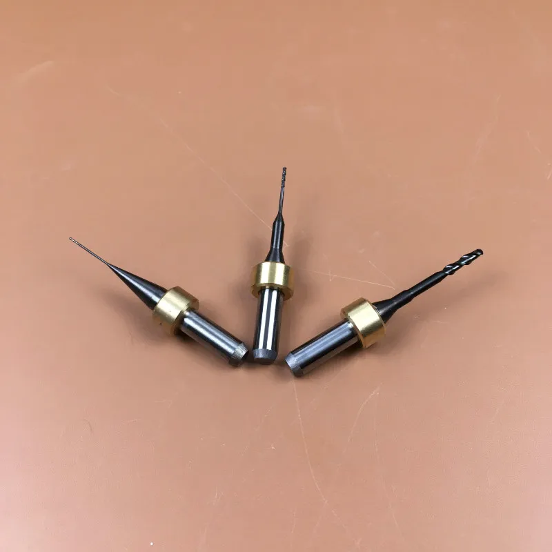 3pcs Dental CAD CAM Milling burs DCL coated End mill Burs for Imes-Icore 750i CAD CAM milling system