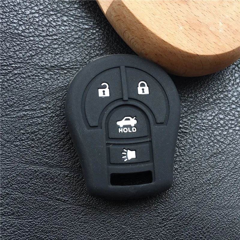 Силиконовый чехол для ключа Nissan Maxima Altima Sentra Versa 4 кнопки смарт ключа|car key case cover|key