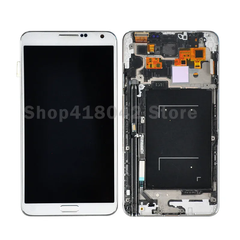 ЖК дисплей 5 7 дюймов для Samsung Galaxy Note 3 N9005 с сенсорным экраном дигитайзер рамкой в