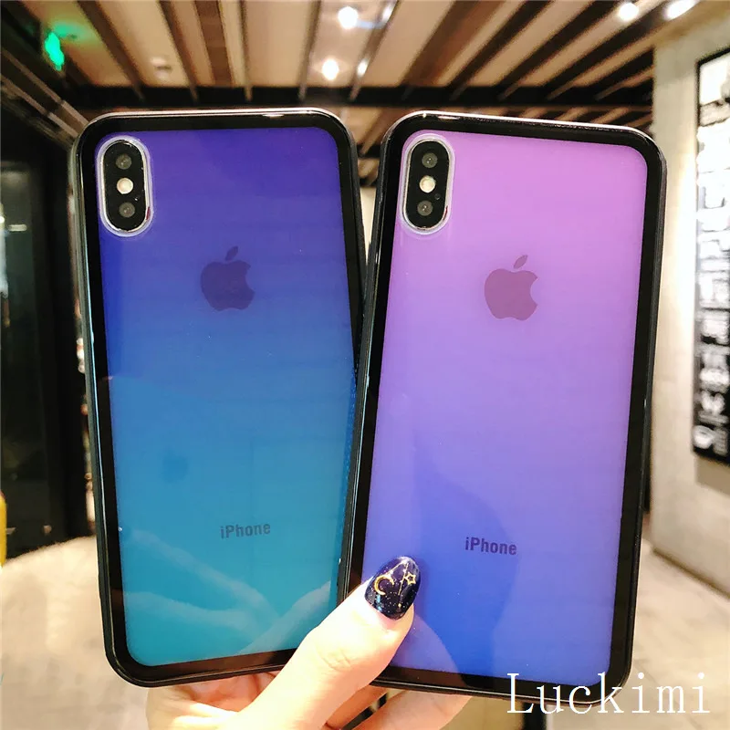 Для HUAWEI P20 Чехол для мобильного телефона PRO градиентный мягкий окантовочный