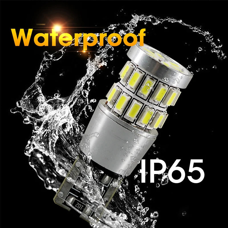HLXG 2x T10 921 912 W16W супер яркая лампа с поворотным сигналом для парковки SMD DC задняя 4014