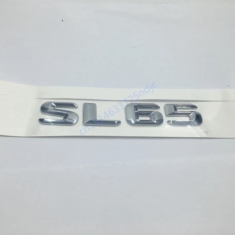 

Trunk Lid Rear Emblem Badge Chrome Letters SL 65 for Mercedes R230 R231 SL SL65