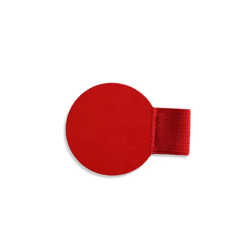 

EZONE 1PC Snap Felt Fabric Notebook Pen Clip 6 Color To Choose Elastic Notebook Pen Clip Office School Creative Stationery New
