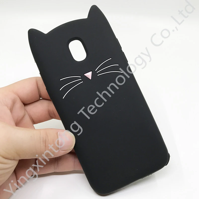 Милый 3D чехол для телефона с усами котом Samsung Galaxy J3 J5 J7 A7 A3 A5 2016 2017 2015 мягкий