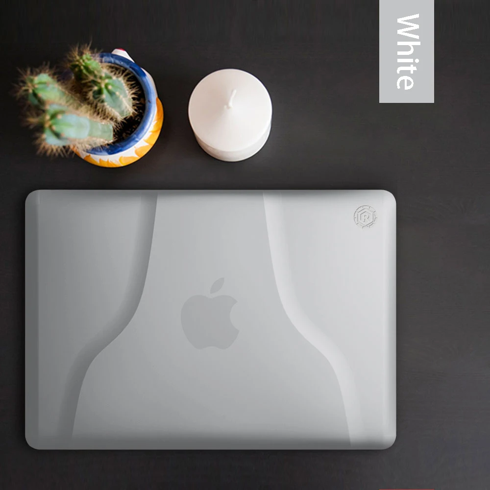 White Жесткий Чехол-подставка для ноутбука Macbook 13 Чехол для Mac book Air 13,3 чехол портативный кронштейн - Цвет: White
