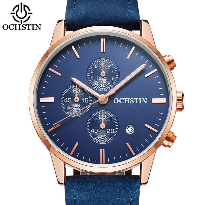 Часы мужские кварцевые с хронографом унисекс в стиле милитари | Наручные часы