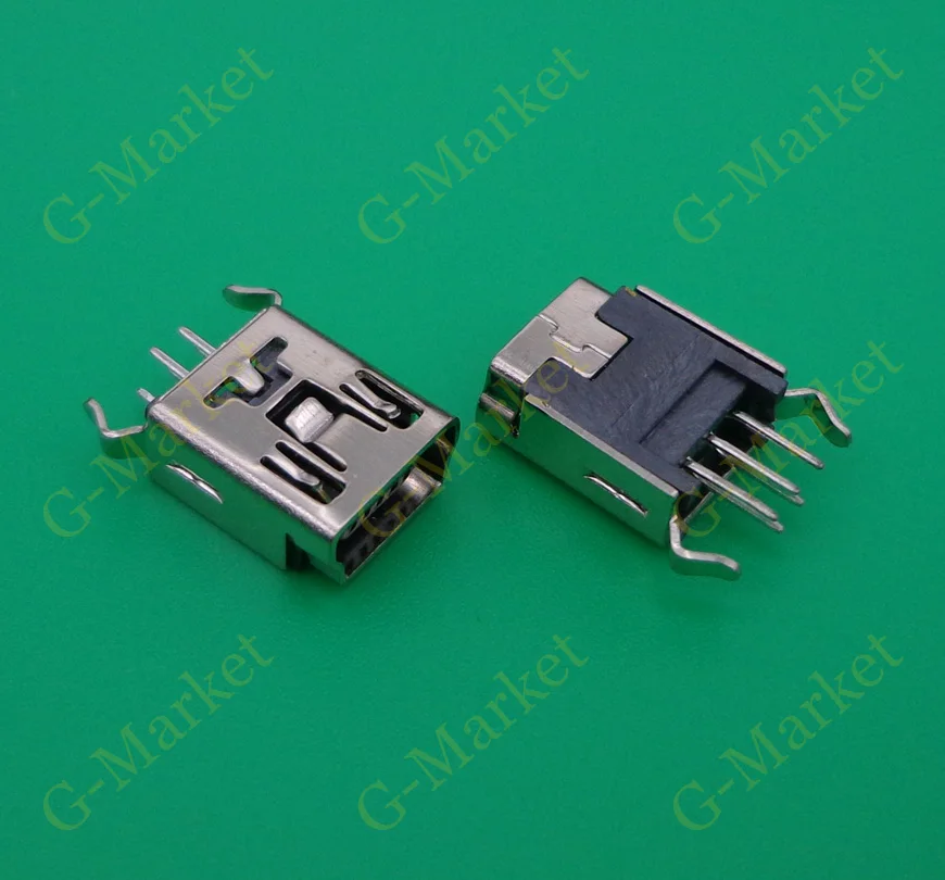 5X мини USB разъем для зарядки Philips 180 градусов изгиб ног женский порт передачи