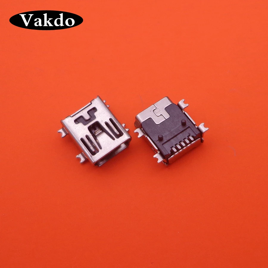30 шт./лот оптовая продажа разъем Mini USB для зарядного устройства зарядки питания