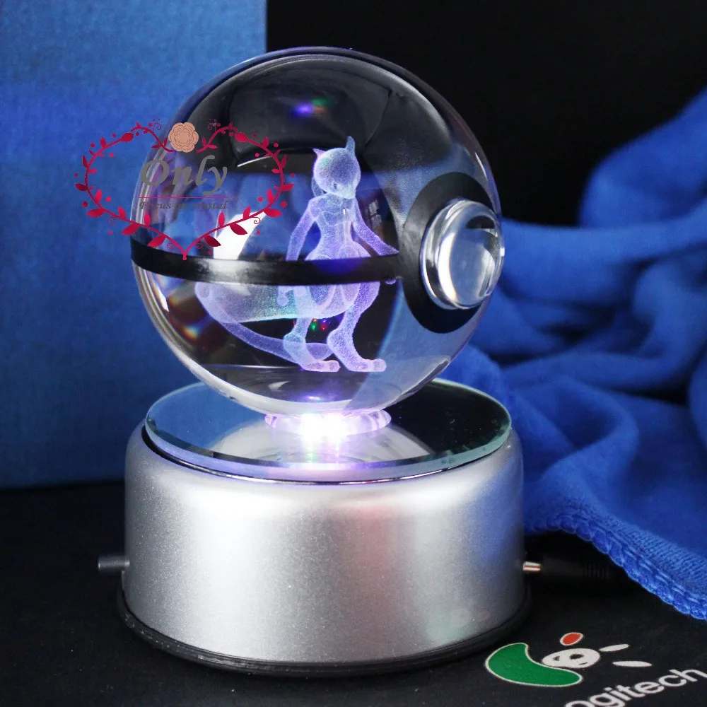 

Nice 3D Crystal Ball Figurines Miniatures Game Fans' Gifts