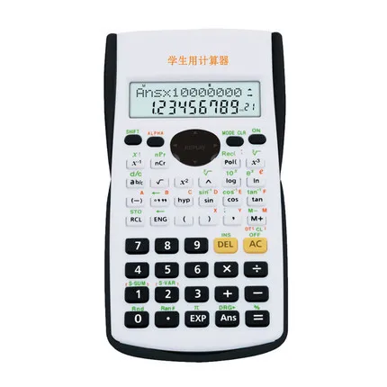 Красочные научный калькулятор 2 линии Дисплей студенческий экзамен Calculadora Cientifica
