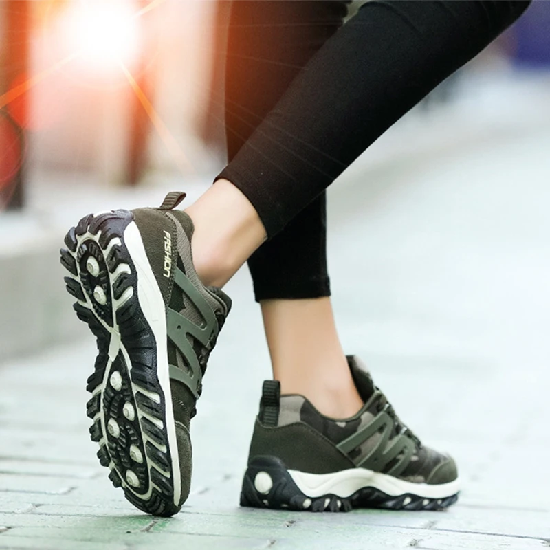 Унисекс кроссовки дышащие легкие Твердые уличная спортивная обувь армейского