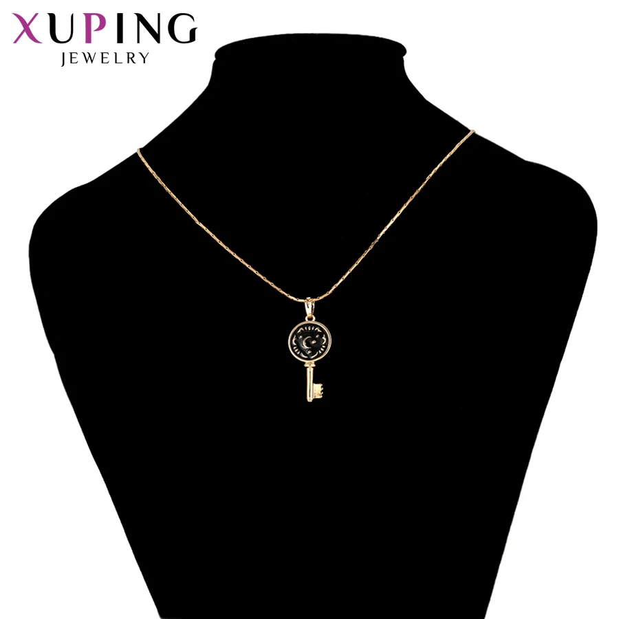 Xuping Fashion Simple Slide Necklace Pendant New Design Charms Style Jewelry Christmas Gift 33302 | Украшения и аксессуары