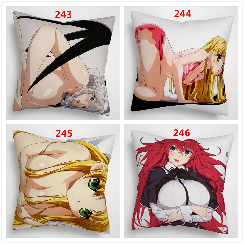 Suef Аниме Манга Highschool DxD аниме Двусторонняя Подушка Чехол для подушки 16x16 дюймов