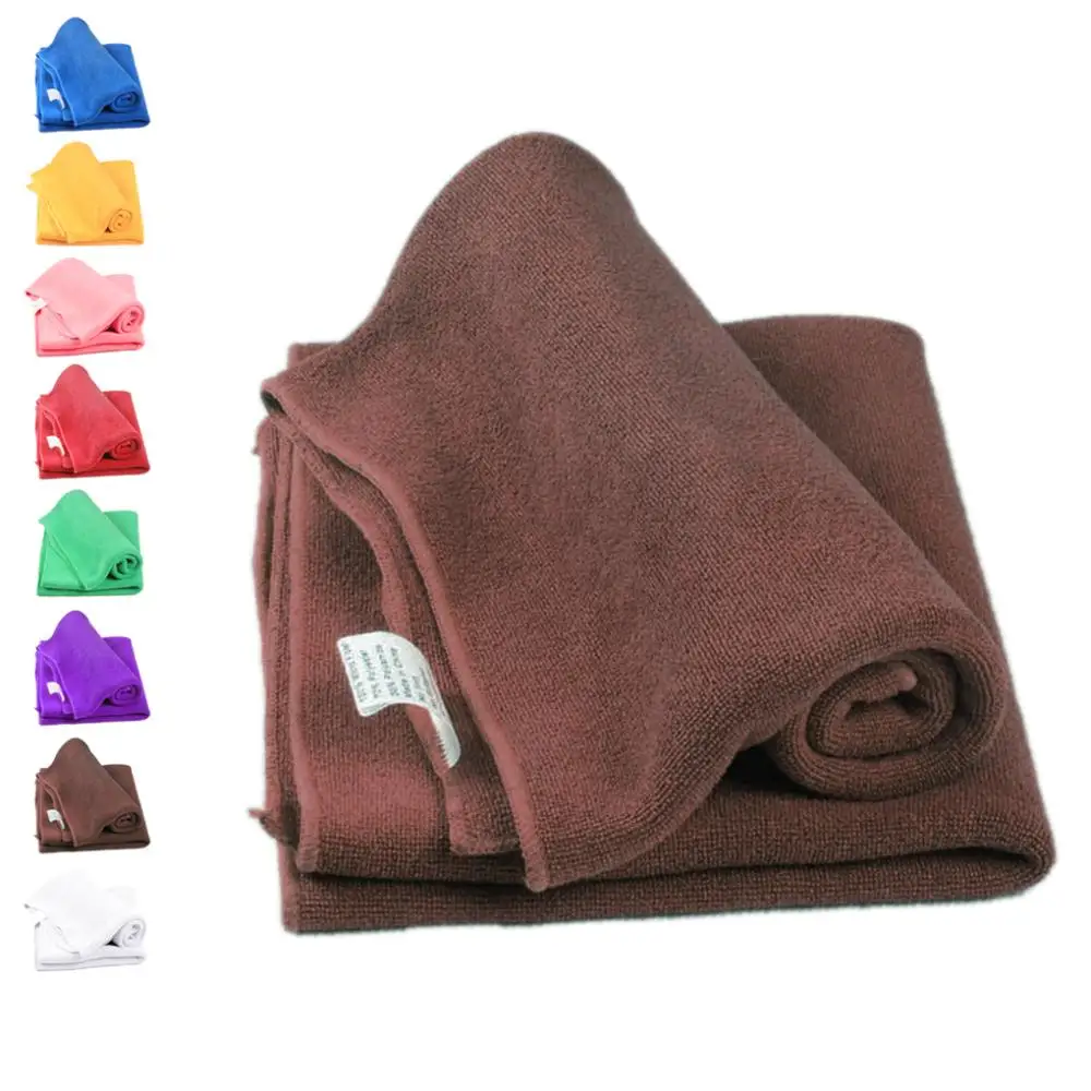 1 Pcs Microfibre Wash Towel Duster 22*22cm Soft Microfiber Face Hair Towel Clean Car Cloths Cleaning Auto Detailing Soft Cloths