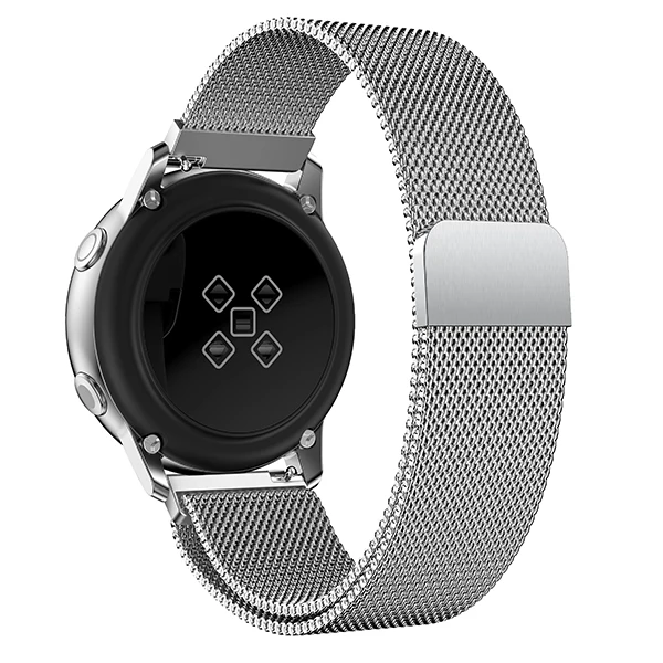 Silver Высокое качество Миланский ремешок для samsung Galaxy watch активный ремешок для часов модный браслет для samsung gear S2/Galaxy 42 мм часы - Цвет ремешка: Silver