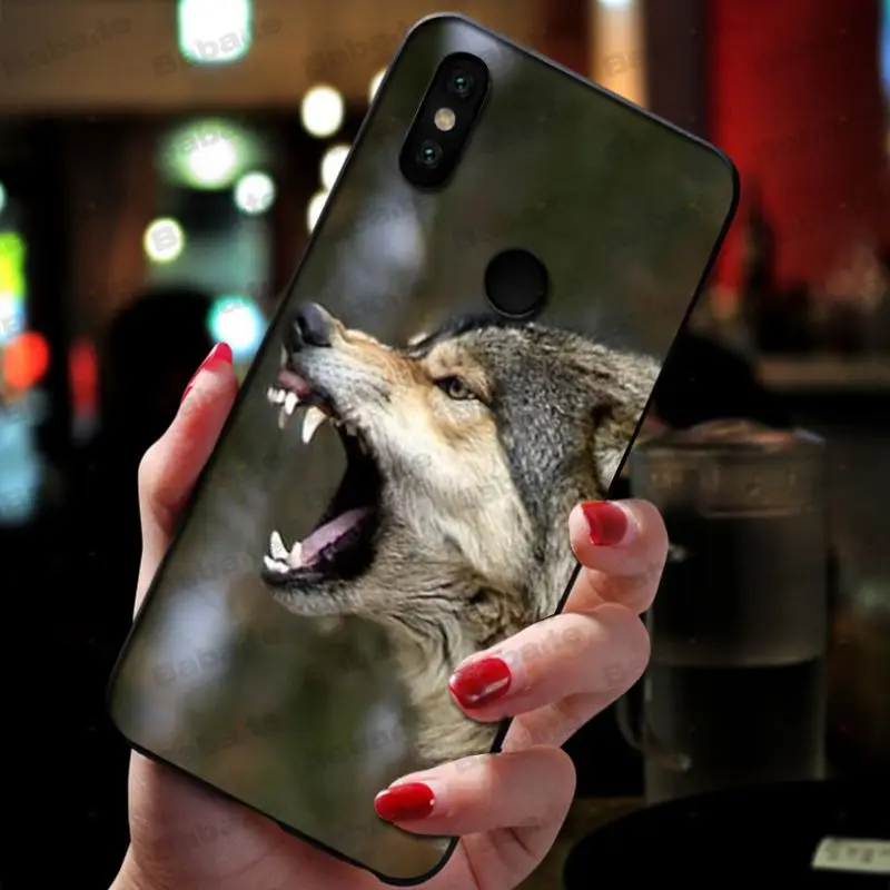 Новые чехлы для телефонов Babaite cool wolf face xiaomi mi 8se 6 mi8lite note2 note3 mix2 max2 max3 | Мобильные