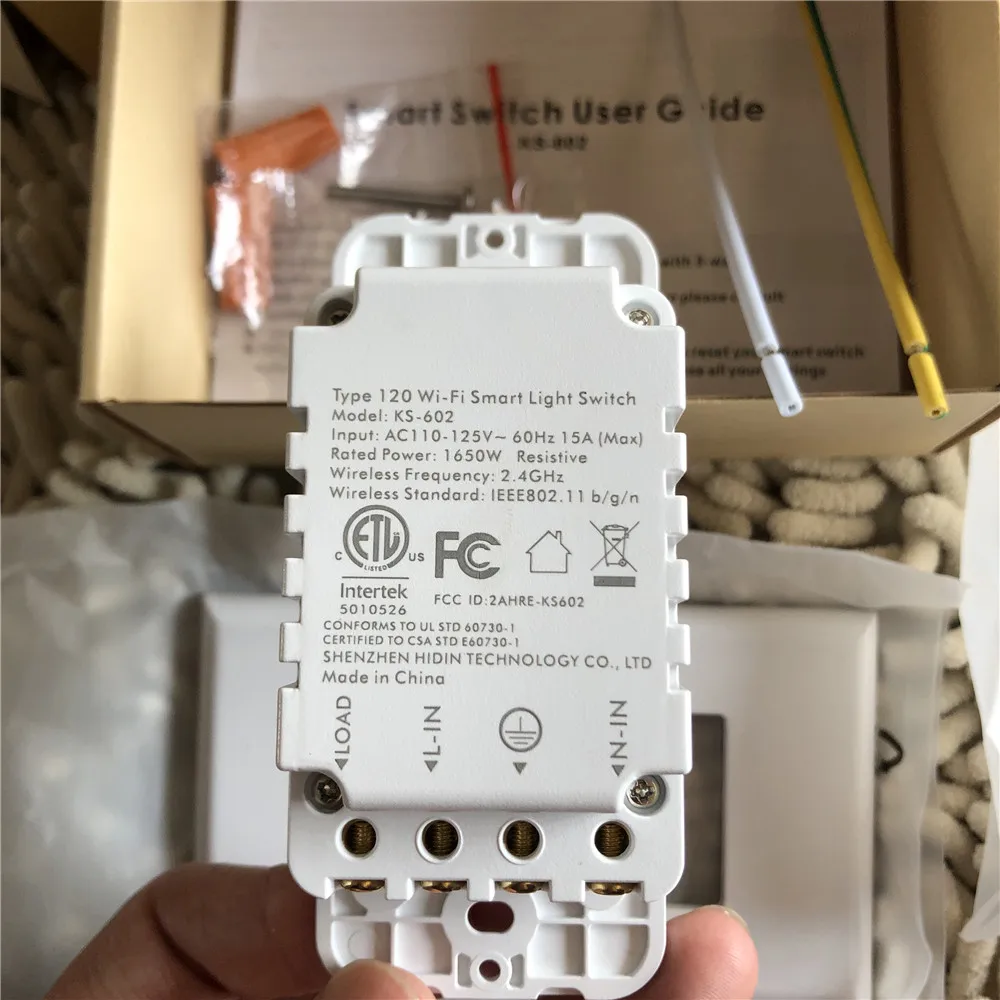 Умный выключатель сенсорный настенный светильник ель с дистанционным