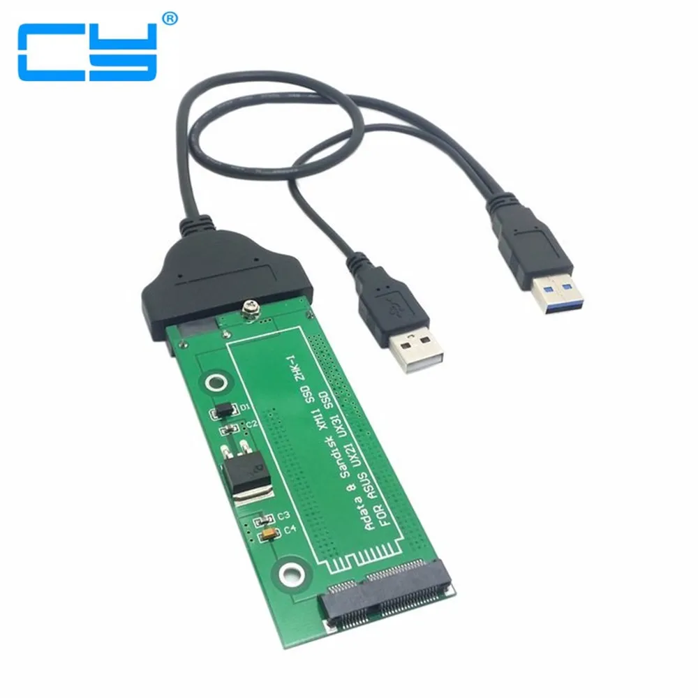 Адаптер SATA USB 3 0 2 5 для ASUS EP121 UX21 UX31 SANDISK ADATA XM11 SSD дюйма дюйма|Компьютерные кабели и
