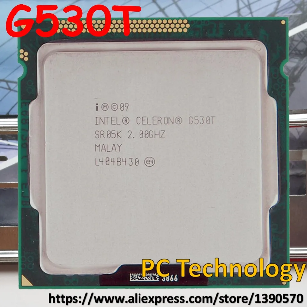 Оригинальный процессор Intel CELERON G530T G 530T 2 0 ГГц 2M LGA1155 35 Вт для настольного ПК