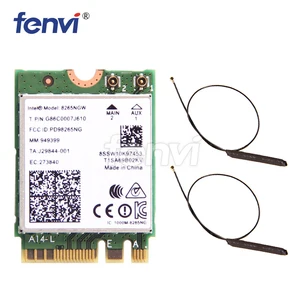 Двухдиапазонный Wi-Fi 8265NGW 1802 AC MU-MIMOIntel Wireless-AC 8265ac NGFF 867 Мбитс Wi-Fi + Bluetooth 4,2 Wlan-карта для Windows 7810