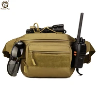 tactical molle bag waterproof waist pack fanny pack hiking fishing sports hunting waist bags tactical sports bag belt