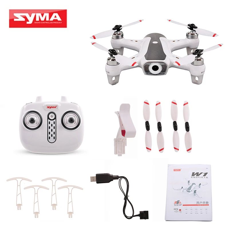 Новейший SYMA W1 GPS Дрон с Wifi FPV 1080P камера follow me бесщеточный Квадрокоптер управление