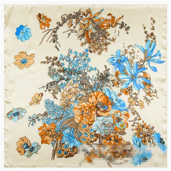 Женский шёлковый квадратный шарф 60 х60 см|bag handle scarf|scarf high qualitysilk square scarf |