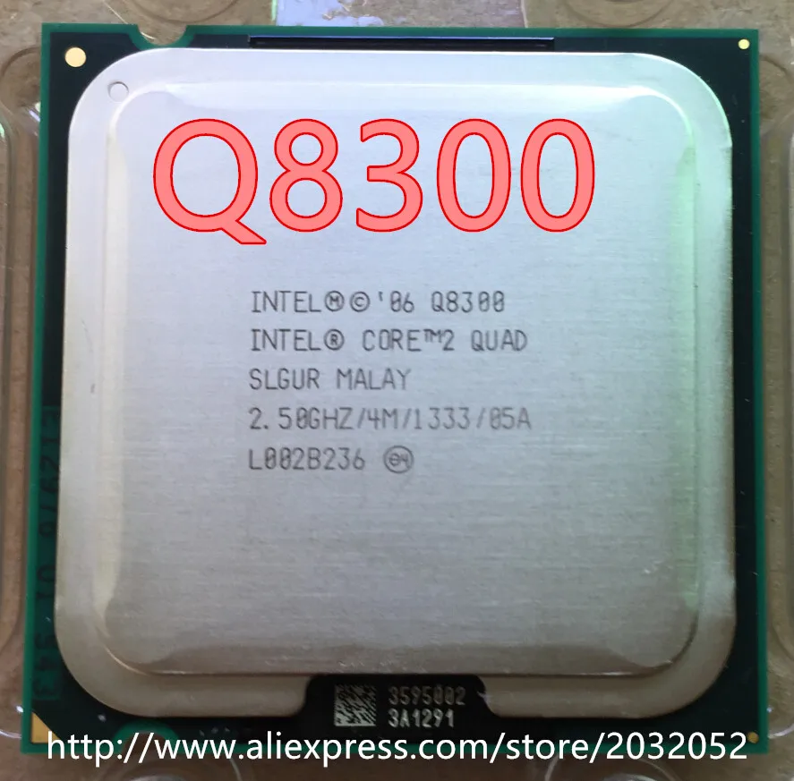 Процессор lntel Core 2 Quad Q8300 (2 5 ГГц/4 Мб/1333 ГГц) разъем 775 процессор для настольного