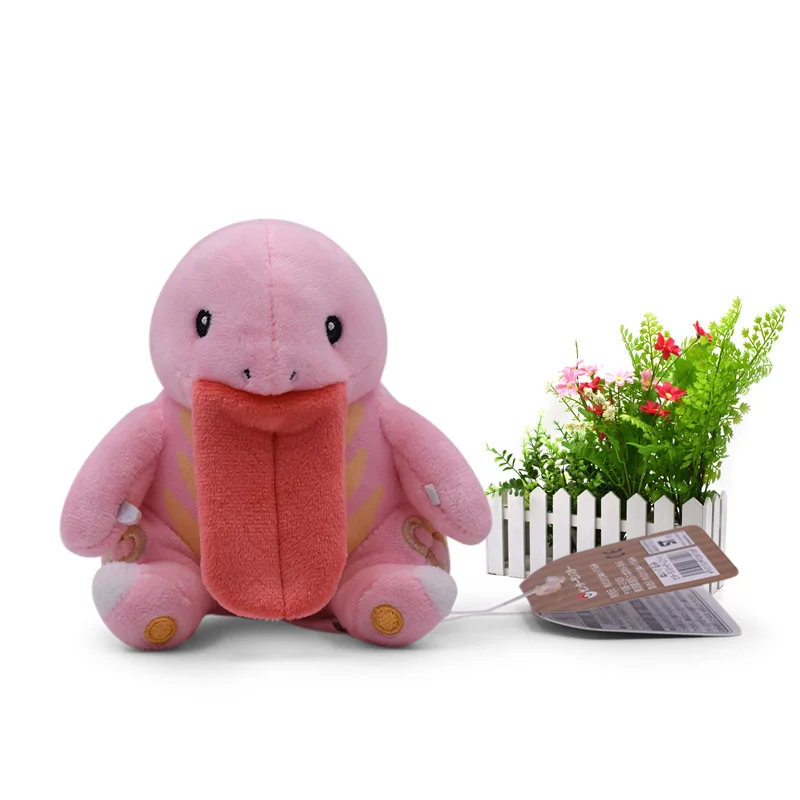 Lickitung 9 стилей Аниме Кукла Пикачу Gyarados погремушка Gastly Kangaskhan мультфильм чучела Peluche Плюшевые игрушки Рождественский подарок для детей - Цвет: Lickitung