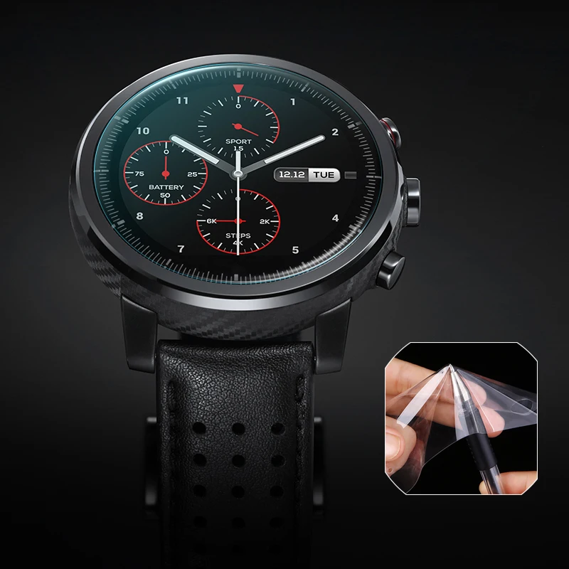 2 шт. Защита экрана для часов SIKAI Huawei Amazfit Stratos /2S|Бамперы| |