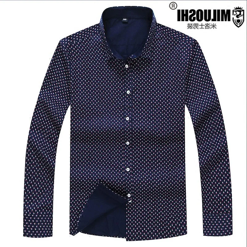 10XL 8XL 6XL 5XL 4X Men Dress Shirts Brand Clothing Fashion Camisa Social Casual Shirt Slim Fit Long-Sleeve Masculina | Мужская одежда