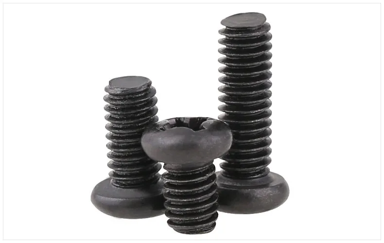 Round head screws carbon steel Cross black M2 M2.5 M3 M4 PM M3*5 M3*6 screw|Винты| |