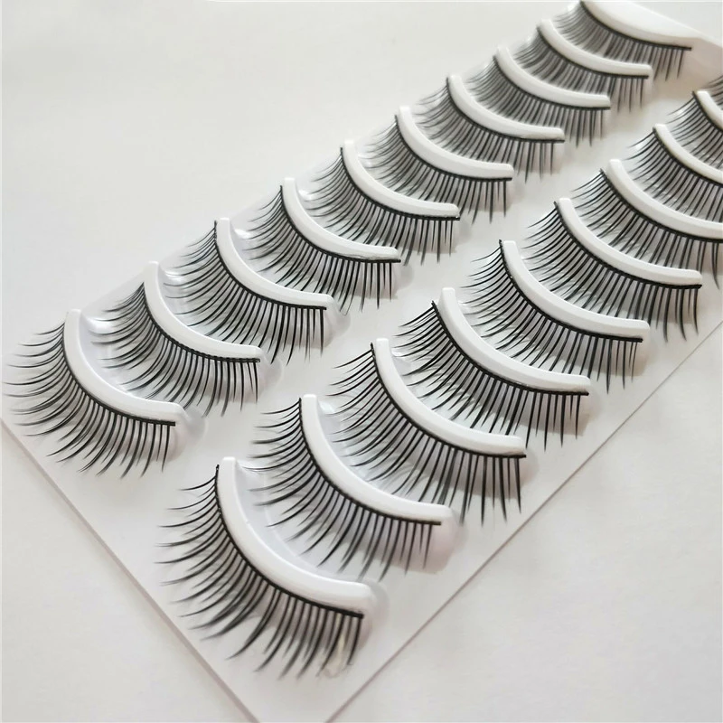 Горячая Распродажа 80 пар накладные ресницы норковые 8 стилей толстые длинные для