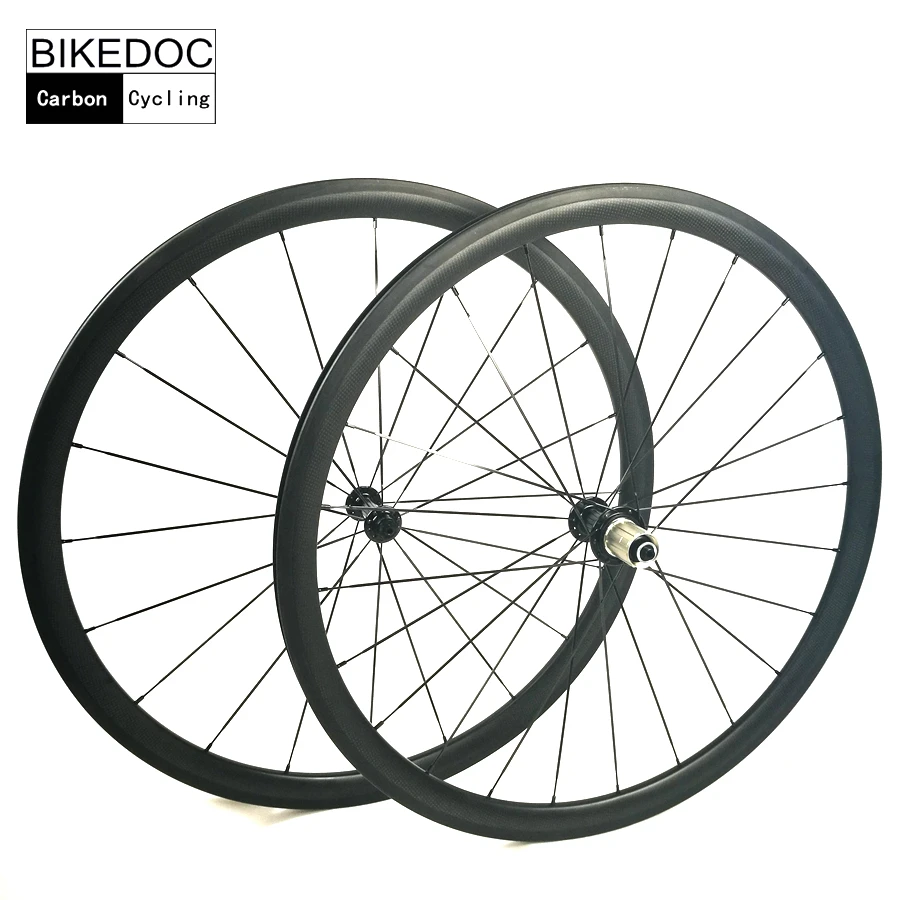 

BIKEDOC Cycling Wheels 700C*23mm Width Carbon Wheels 30mm Tubular And Clincher Ruedas Carbono Carretera Road Bicycle Wheels