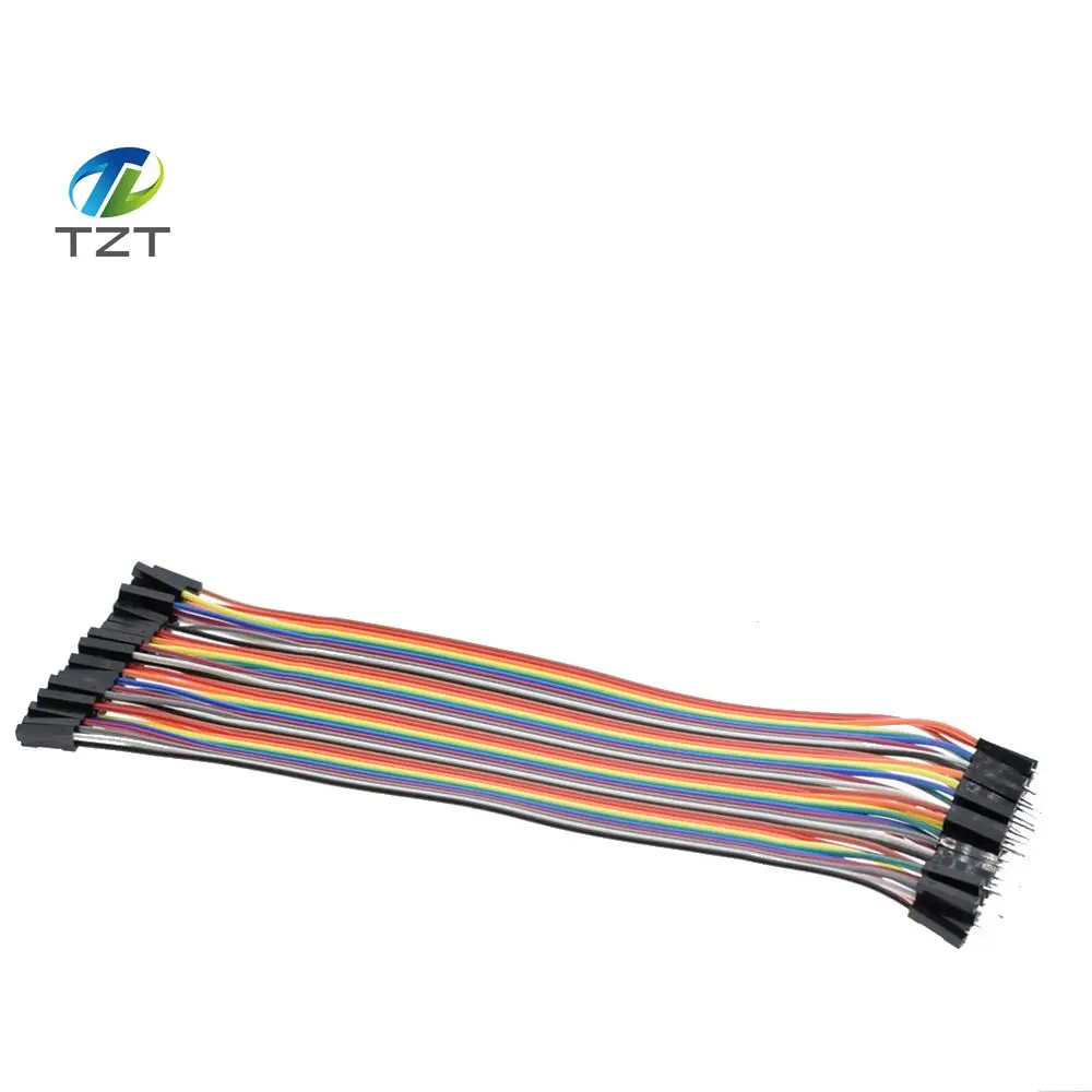 Фото Кабель dupont DuPont с перемычкой 20 см 1P 40P для Arduino 400 шт.|jumper wire|line dupontline cable |