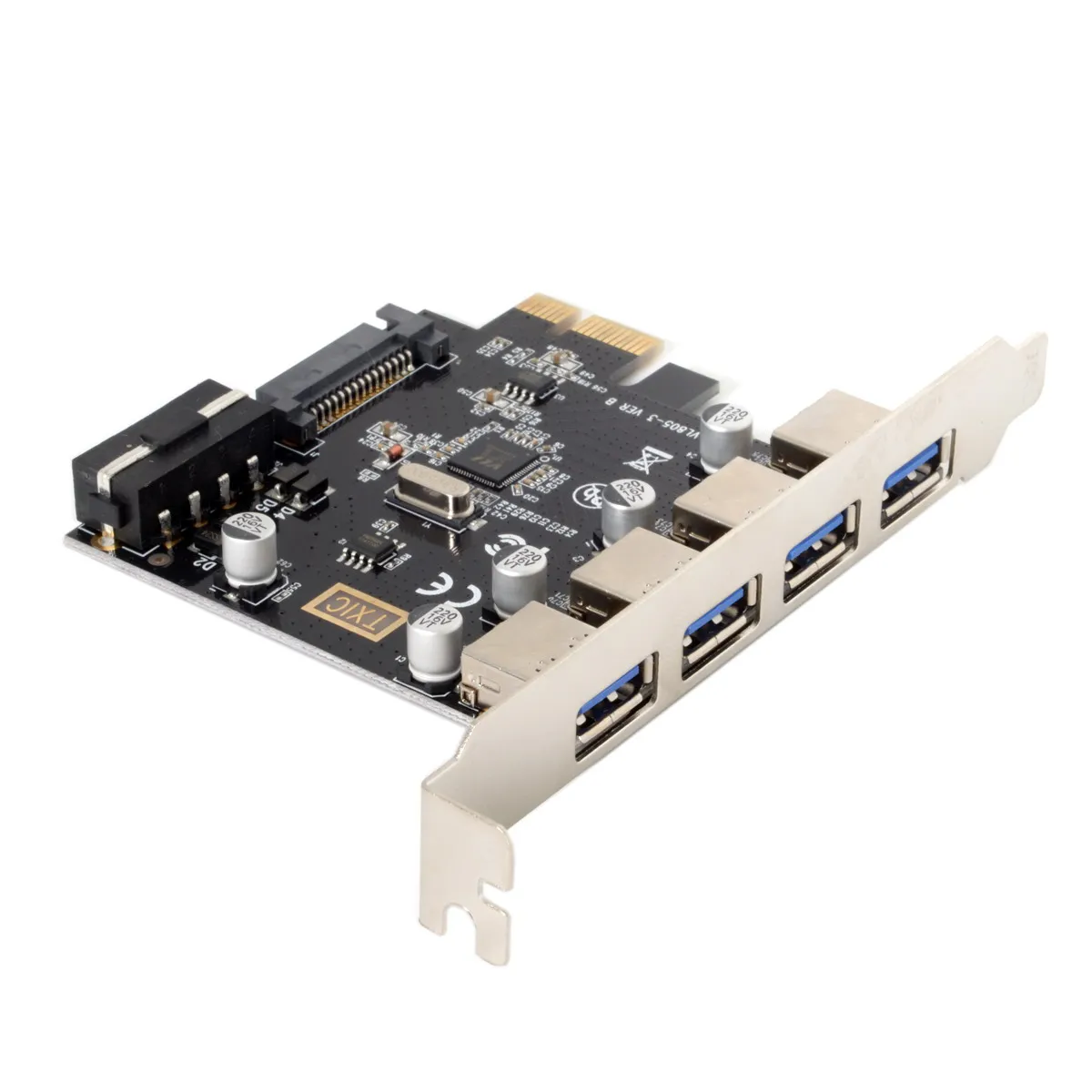 USB 3 0 HUB to4 порты PCI-E PCI Express карта расширения 5 Гбит/с для материнской платы |